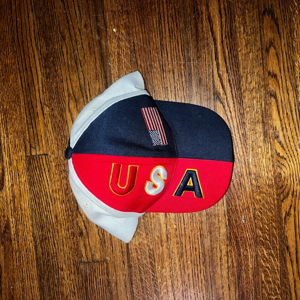 Vintage USA baseball cap flat rim